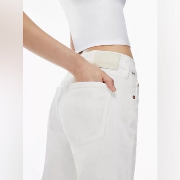 Citizens of Humanity Inga Jeans in Frappe Skinny Low/ Mid Rise Jeans White sz 25 - Picture 3 of 12